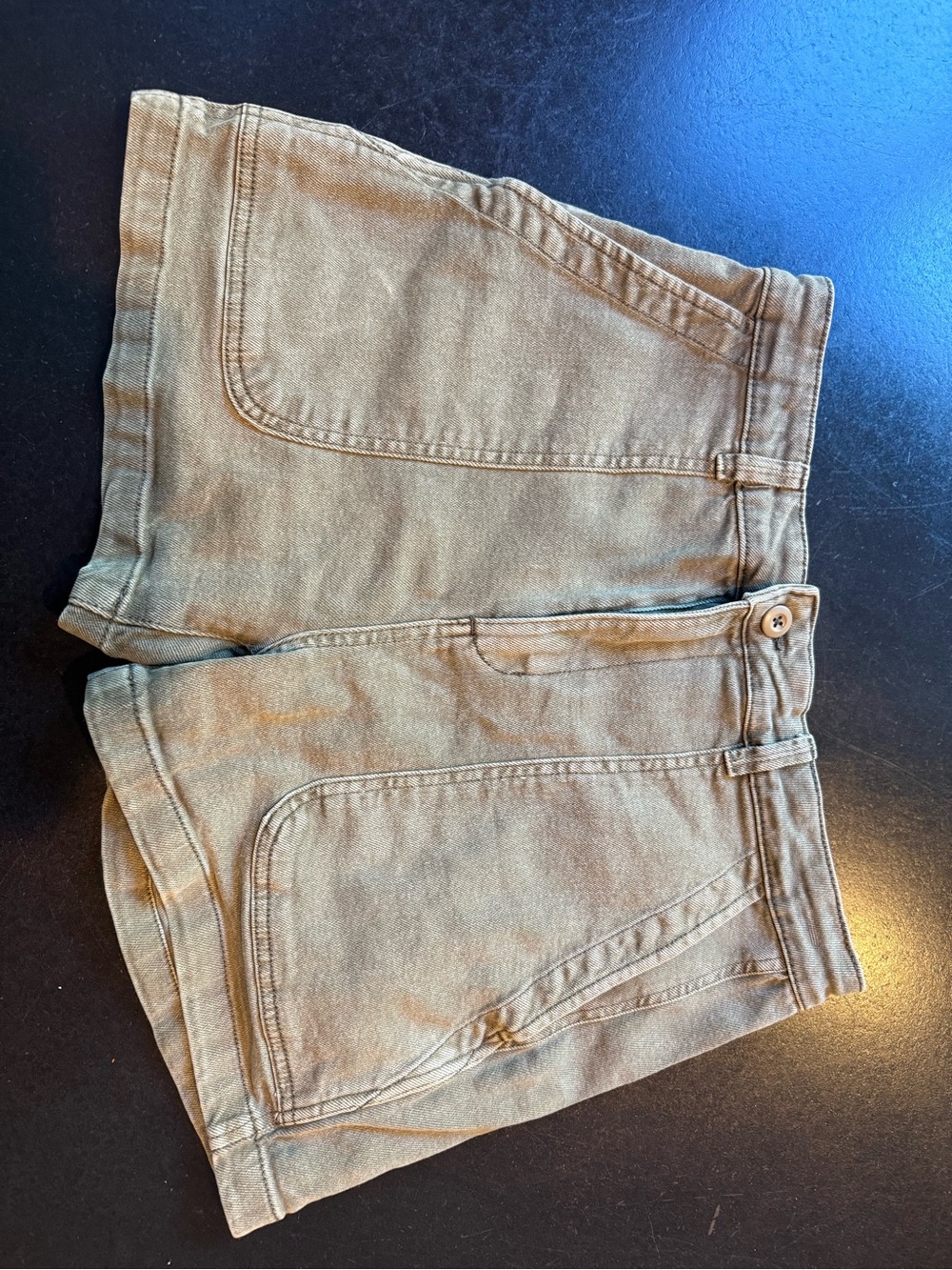 Dex Olive Green Casual Shorts with Recycled Materials